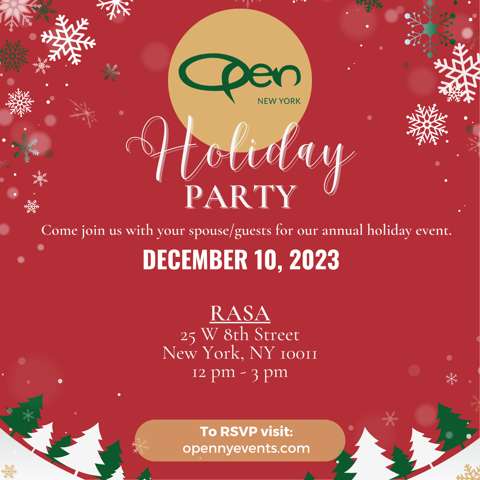 OPEN NY – Holiday Party 2023 Save the Date
